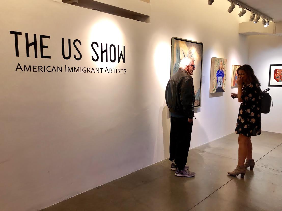 the-us-show-reception Enjoying the opening reception of "US"