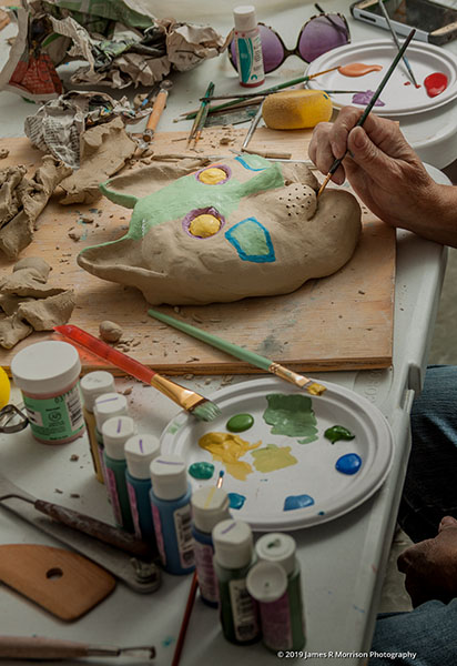 veterans-in-the-arts-clay-mask-sculpture-workshop