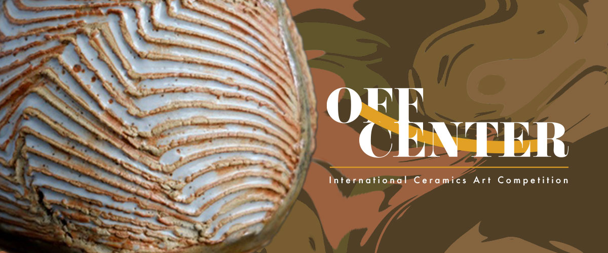 Off center with art and text Off center with art and text