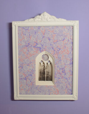 Icon of Couple in Front of Curtain  - Brian Van Camerik