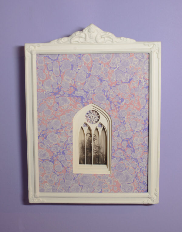 Icon of Couple in Front of Curtain  - Brian Van Camerik