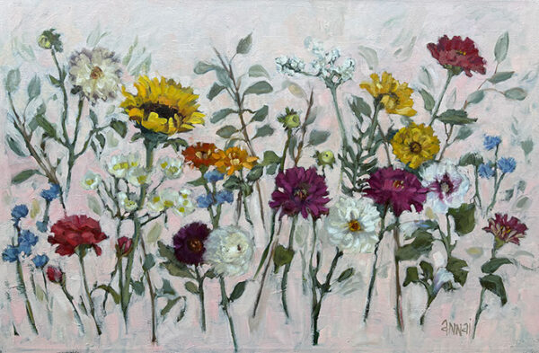 Blooming on Pink - Annai Smith