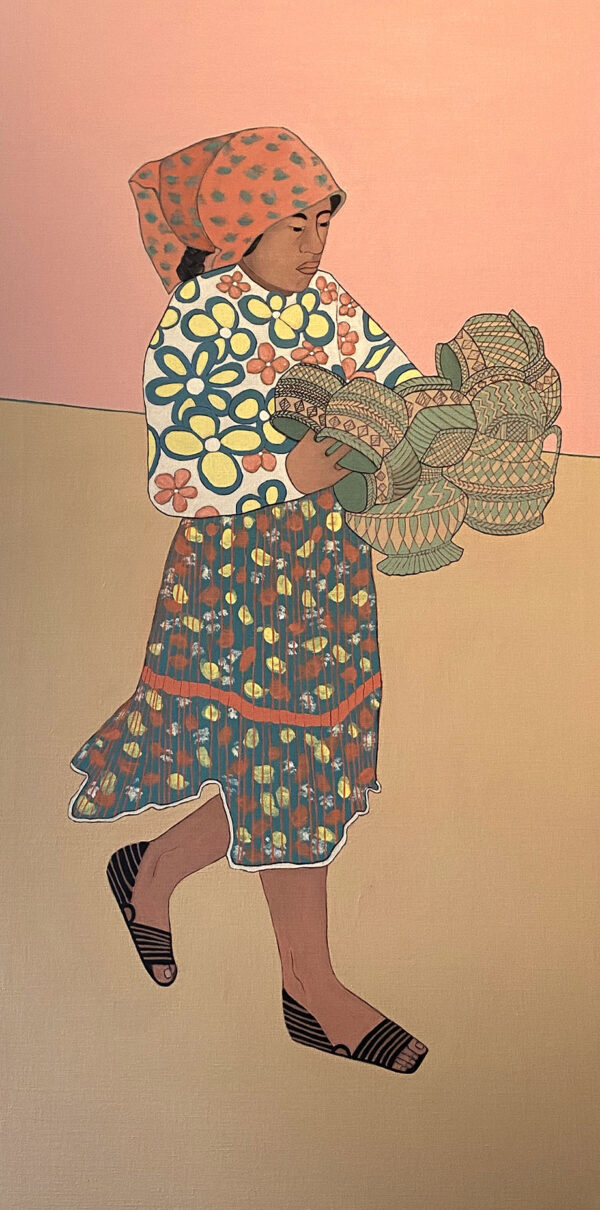 Woman Selling Baskets - Deborah N Rich