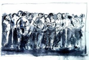 War Prisoners, after Kollwitz - Paul Ransohoff