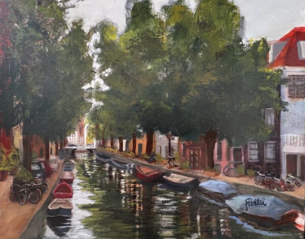 Serenity on the Amsterdam Waterway - Rita Bartel