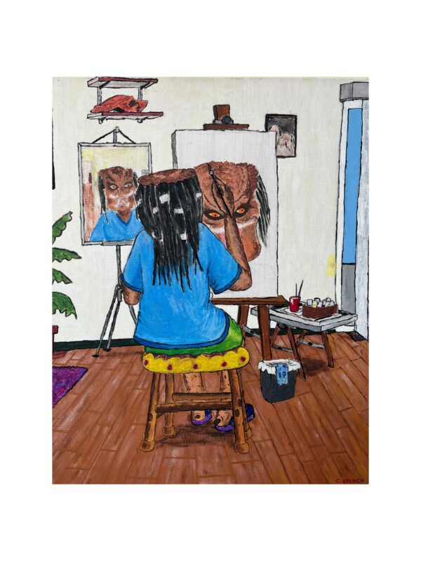 Predator Painting Self - Cathi French