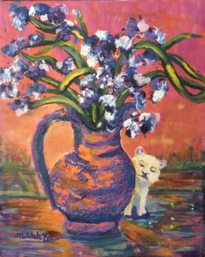 Purple, flower, vase - Maliheh Bartolomeo