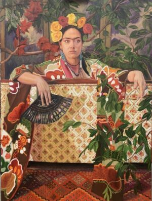 Pensive Frida - Leslie DuPratt