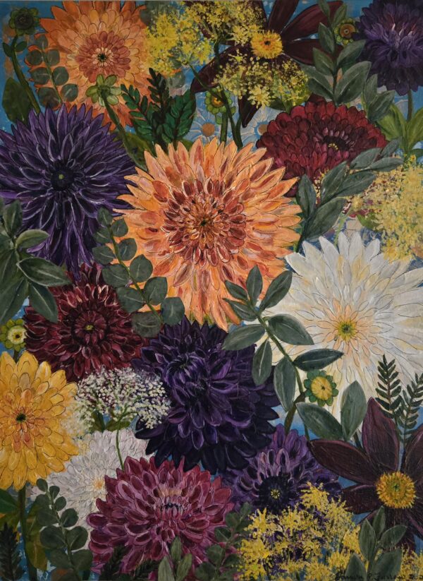 Dahlias of August - Tamara Farrow