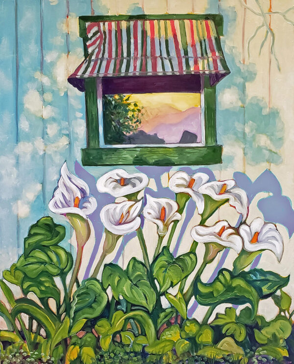 Lilies in the Sunrise - Karen Fulk
