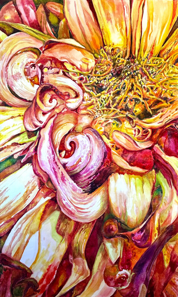 A Descending Dahlia - Michelle Scott