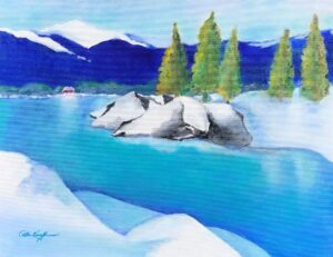 Lovely Lake Tahoe in Winter - Rita Kauffman