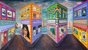 Wayne Thiebaud Gallery Homage - Phil and Anastasia Dynan