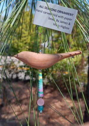 Bird on a Bead Ornament - James Higbee