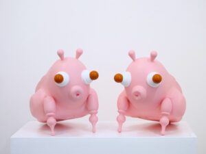 The Pinkies as Foo Dogs - Ruth Santee