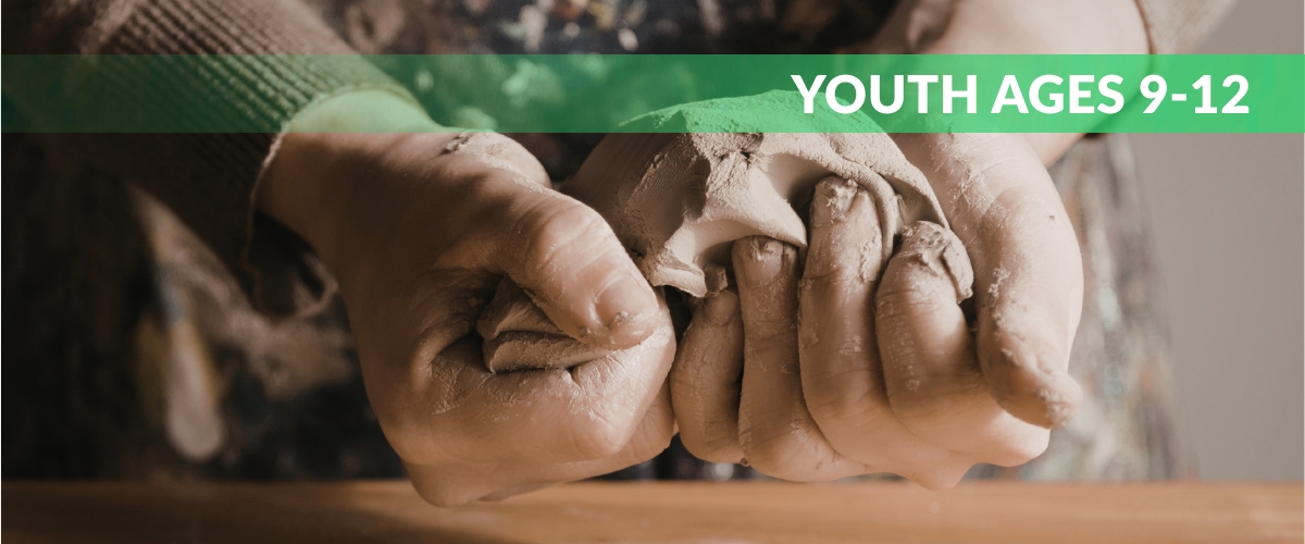 youth ceramics camp class blue line arts