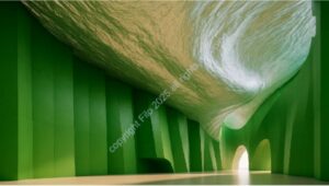 Jade Walls Under Metallic Cloud - Filo