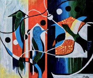 3 bird(houses) - Shelly Duff