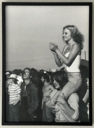 The girl at Cal Jam II - Bradley Lakritz