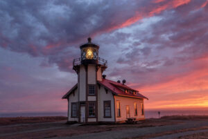 Point Cabrillo Lighthouse Sunset - Carolyn McLeod
