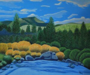 Truckee River Bend - Deborah Rich