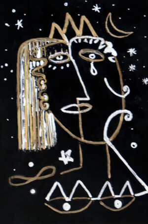 Crying blondie - Minoo Safai-Amini