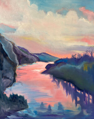 American River at Dawn - Michelle Magnus-Brown
