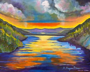 Fallen Leaf at Sunset - Michelle Magnus-Brown
