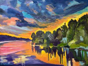 Sunset on the American - Michelle Magnus-Brown