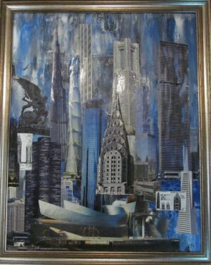 Blue Cityscale - Cindy Anderson